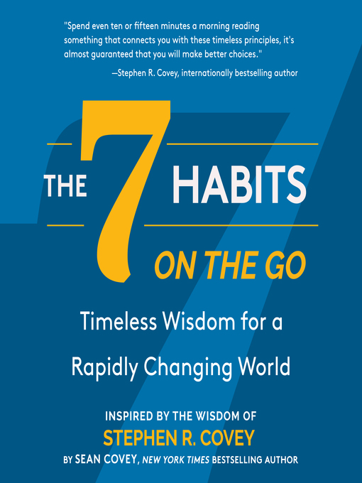Title details for The 7 Habits On the Go by Sean Covey - Wait list